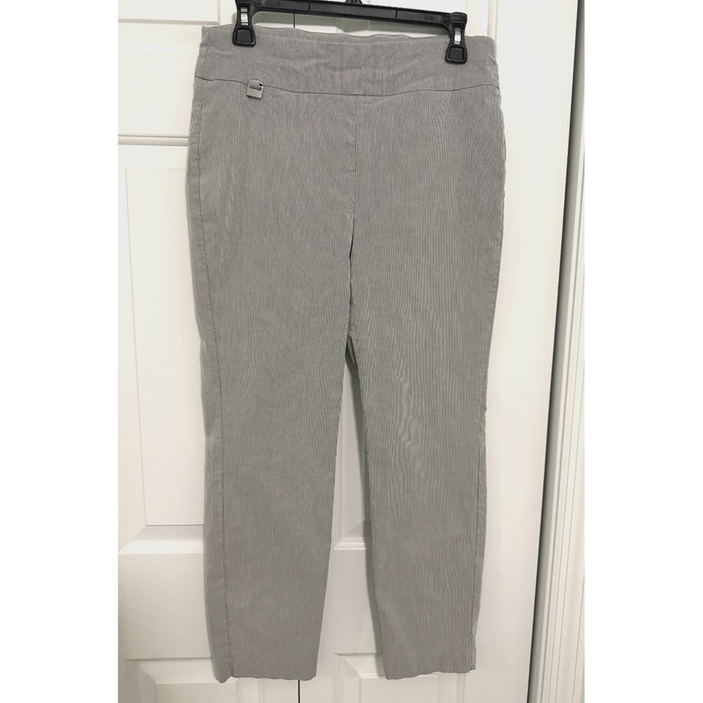 Premise Pants Womens Size Medium Stretch Skinny Ankle Length Classic Striped